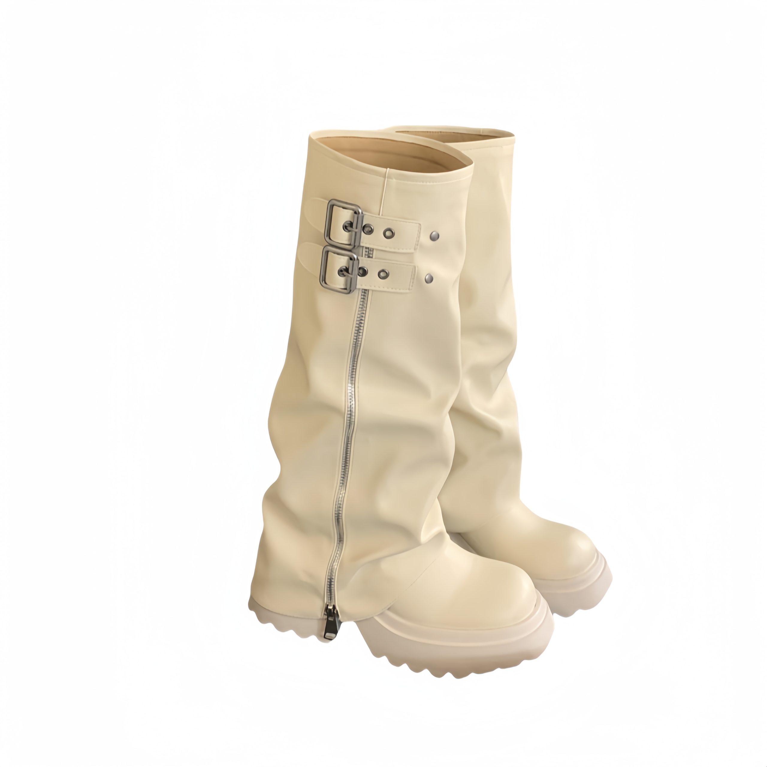 1753929230765_983hJ4.jpg 2025 New Chunky Sole Riding Boots for Women, Round Toe, High Top, Platform, Short Height Boosting, British Style Martin Boots