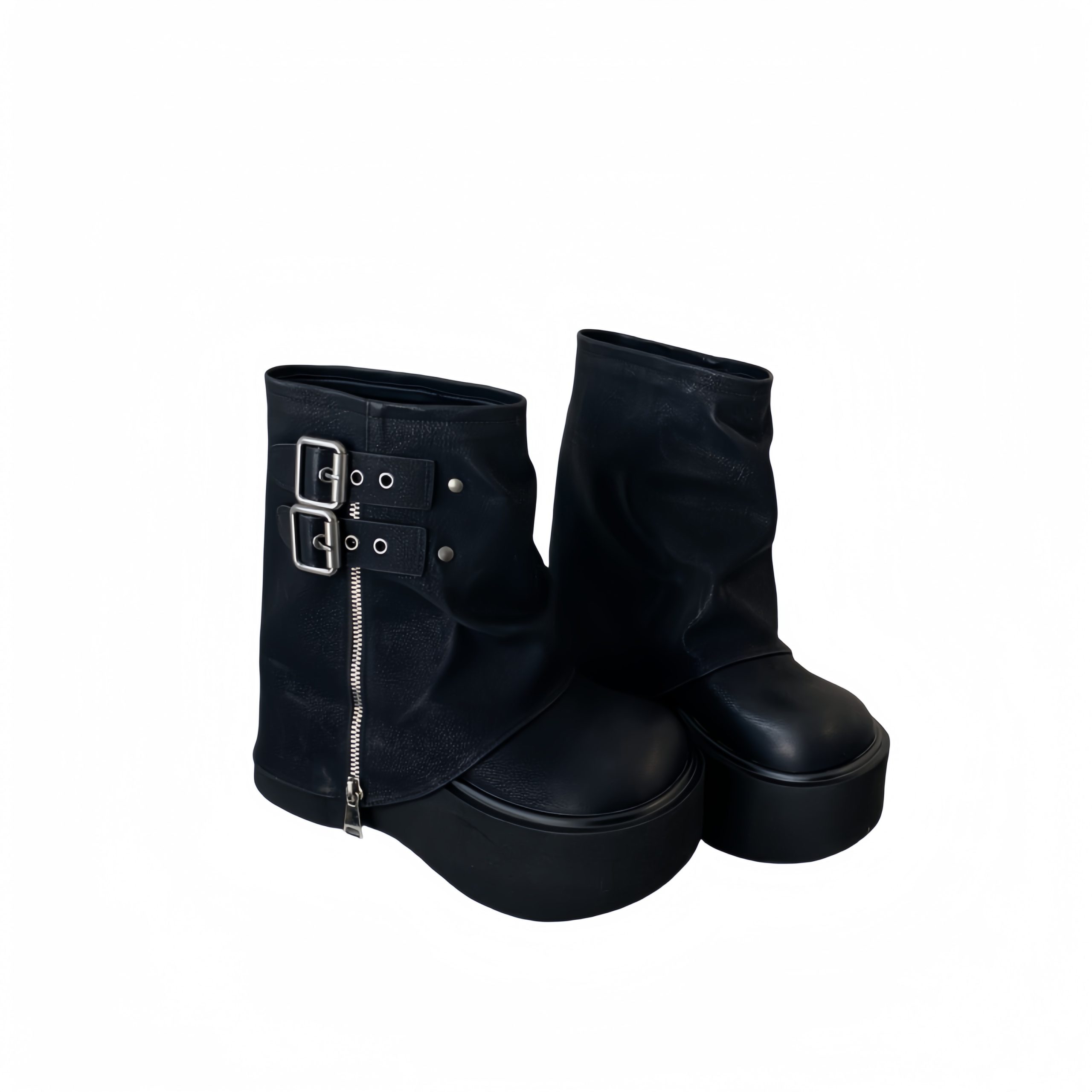 1753931459579_BOq8E4.jpg Women's Chunky Heel Platform Tall Boots 2025 New Style Over Knee Boots for Petite Legs Western Cowboy Boots Short Boots