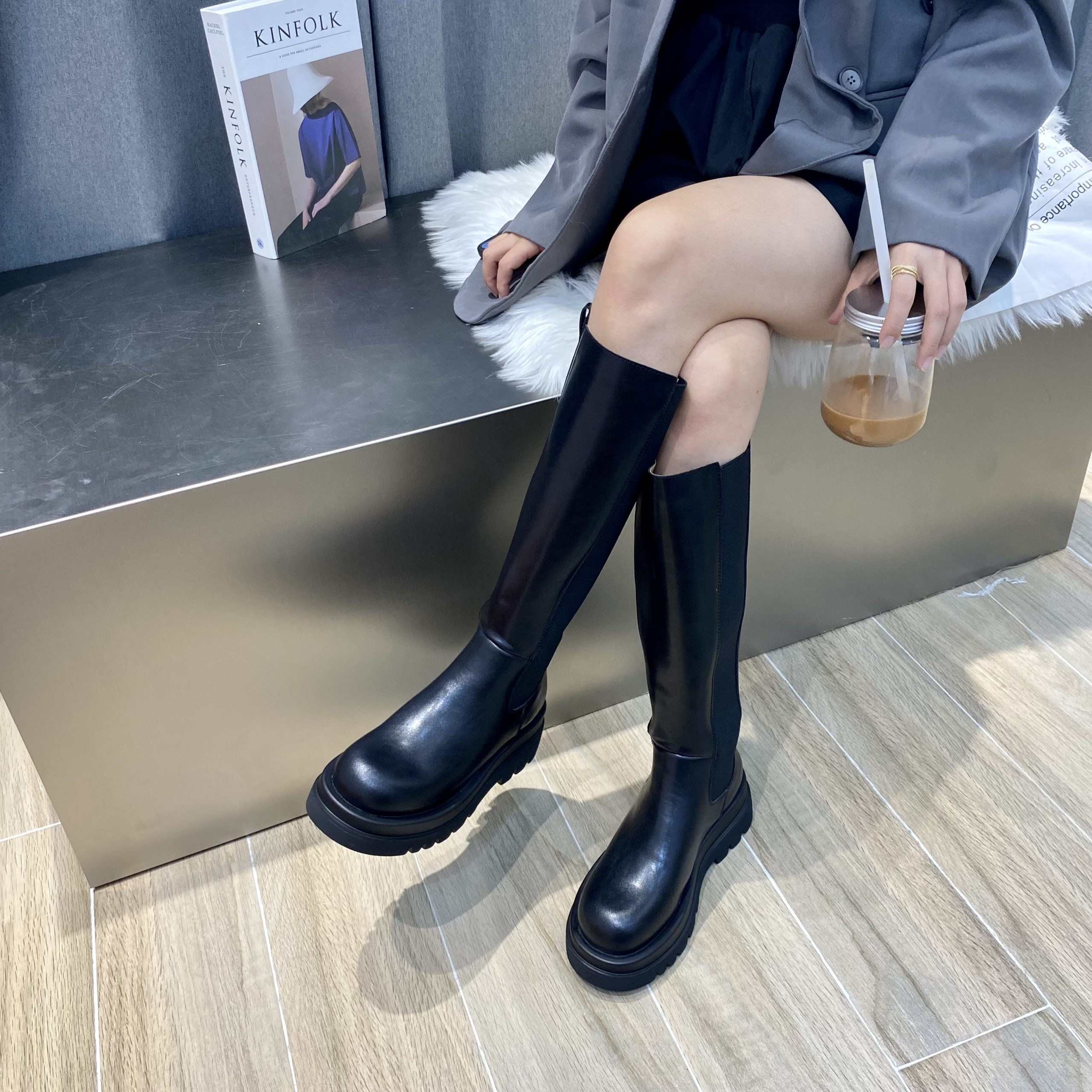 2025 New Chelsea Thick Sole Tall Boots