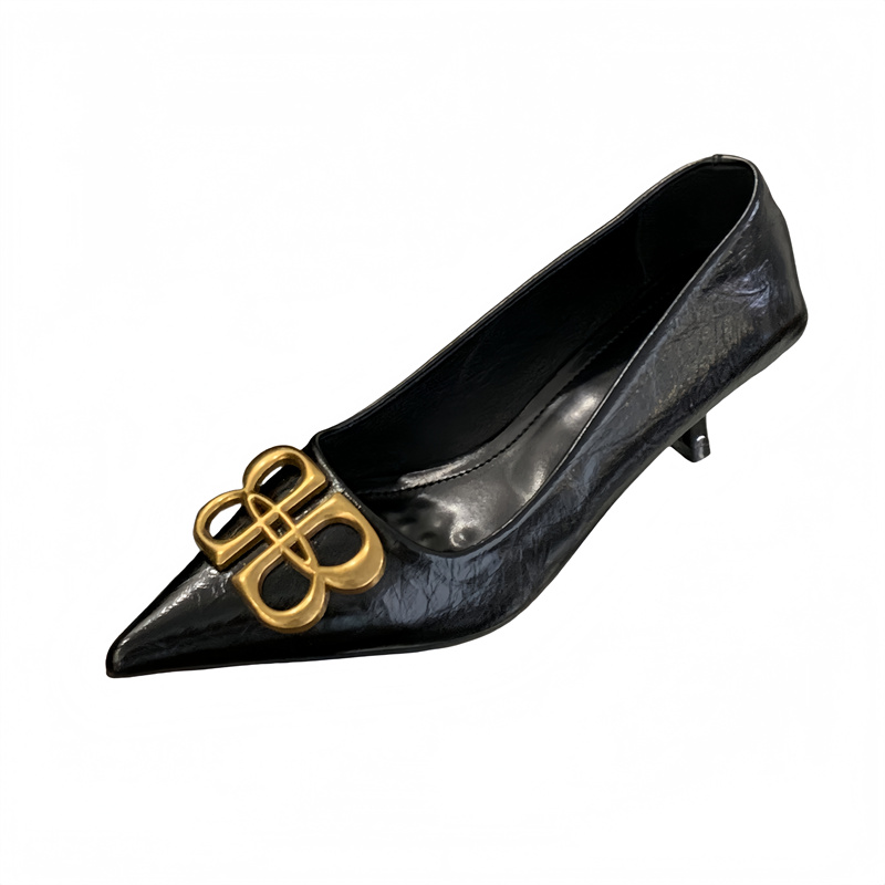 1759052823315_LcXAe2.jpg 2026 Spring Women's Pointed Toe Kitten Heel Slip-On Flats with Rhinestones, Sizes 35-40