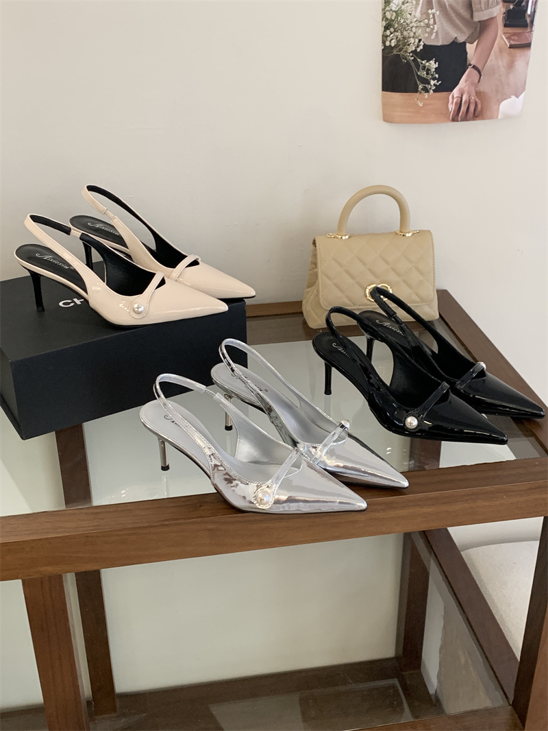 2026 Spring Women's Pointed Toe Stiletto Heel Slip-On Shoes 35-40 - Style 6cb371
