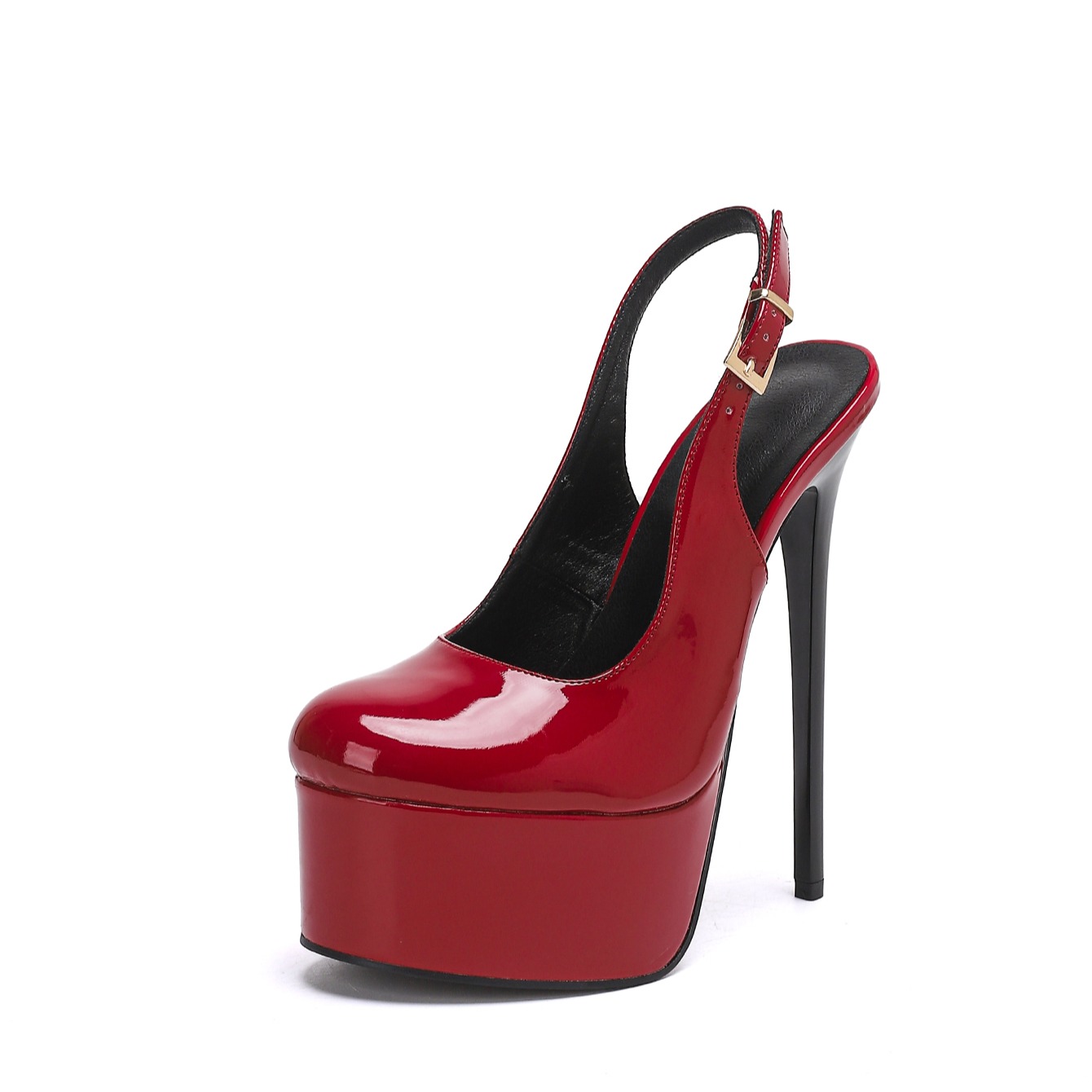 1787026224676_8q5po3.jpg Women's High Heel Fashion Shoes Round Toe 16cm Stiletto Ultra High Heel Shallow Mouth Wine Red 42